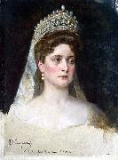 Nikolas Kornilievich Bodarevsky Portrait of the Empress Alexandra Fedorovna oil painting reproduction